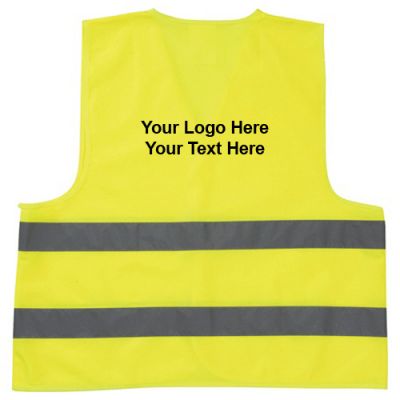 Custom Imprinted Safety Vests with Reflective Stripes