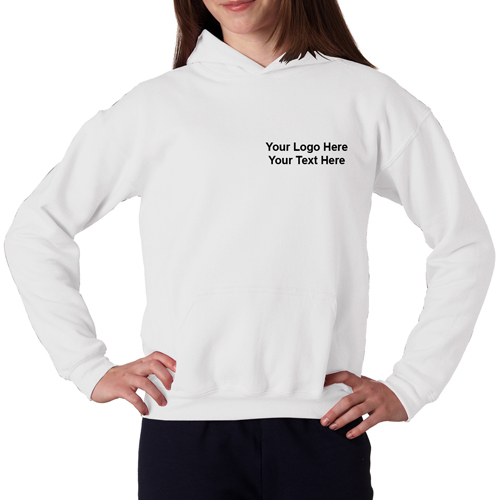 Gildan® Youth Heavy Blend™ Hooded Sweatshirts - White