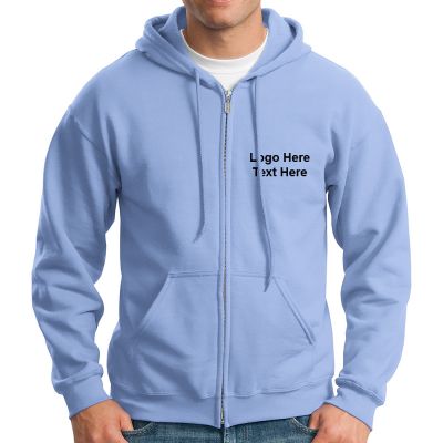 Custom Printed Gildan Heavy Blend Full-Zip Hooded Sweatshirt
