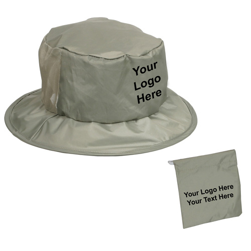 Custom Imprinted Fold And Go Fisher Hats