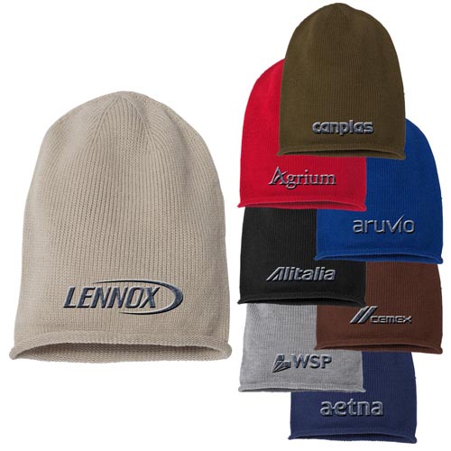 12 Inch Customized Sportsman Oversized Slouch Knit Beanies