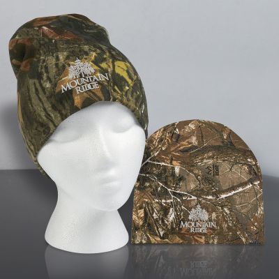 Custom Printed Realtree And Mossy Oak Camouflage Beanies