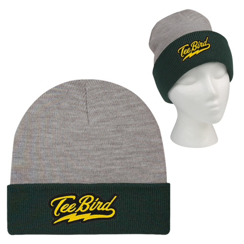 Two Tone Knit Beanies with Cuff