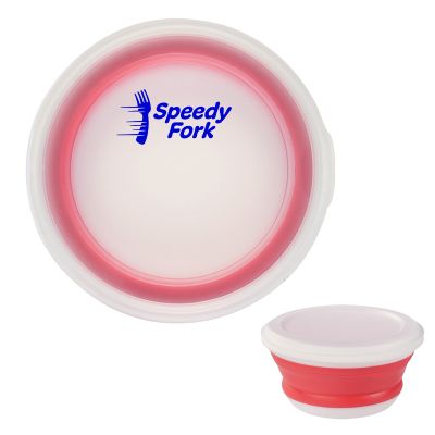 Personalized Collapsible Food Bowls