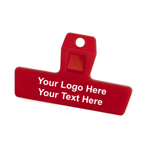 Customized Mini Bag Clips - Chip Clips With Magnet