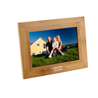 4 x 6 Inch Personalized Bamboo Photo Frames