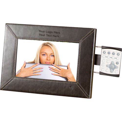 7 Inch Promotional Leather Digital Photo Frames