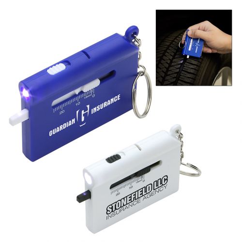 customized roadside auto multi tool with led flashlight and keychain