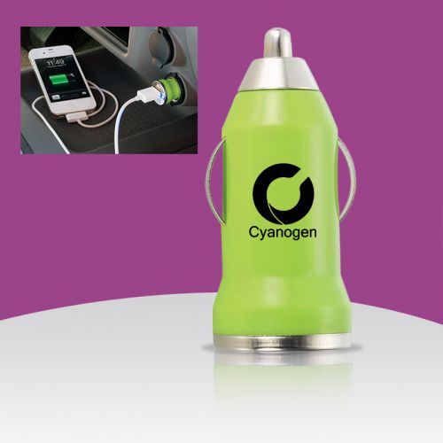 Customized Mini Auto Chargers with LED Indicator Light