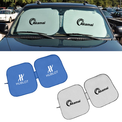 promotional square shaped car sun shades