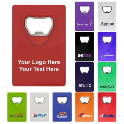 Promotional Credit Card Shaped Bottle Openers