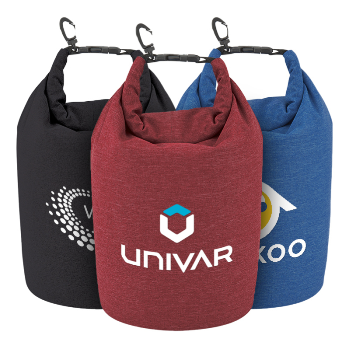 Personalized Heathered Waterproof Dry Bags