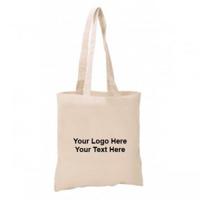 Personalized Natural Economy Tote Bags - Cotton Tote Bags