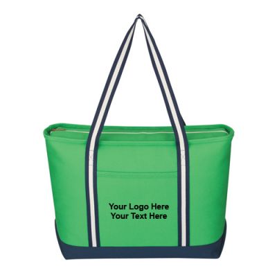 Promotional Logo Large Cotton Canvas Admiral Tote Bags - Cotton Tote Bags