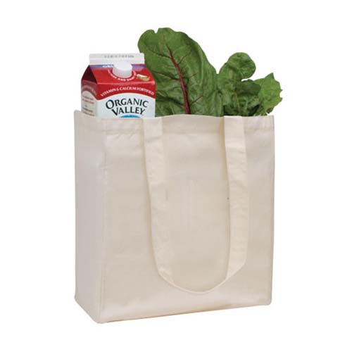 Promotional V Natural Organic Grocery Tote Bags