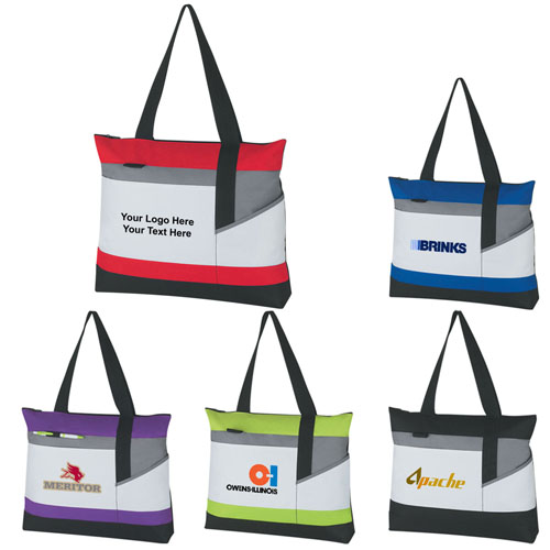Logo Imprinted Advantage Polyester Tote Bags