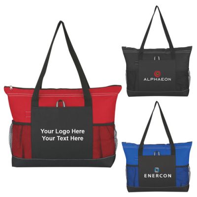 Personalized Voyager Polyester Tote Bags
