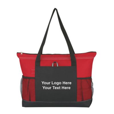 Personalized Voyager Polyester Tote Bags