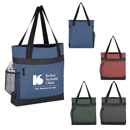 Promotional Hidden Zipper Outing Tote Bags