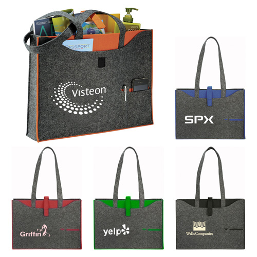Custom Recycled Felt Business Tote Bags