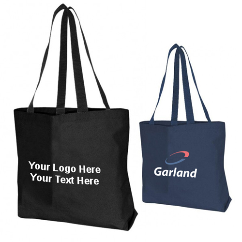 Logo Imprinted Colored XL Tote Bags - Canvas Tote Bags
