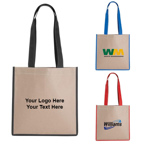 Logo Imprinted Big Shopper Grocery Tote Bags