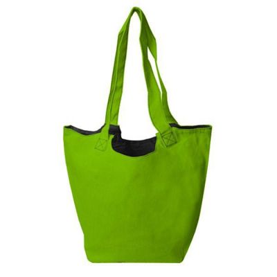 Customized Reversible Hobo Tote with Zipper Pocket