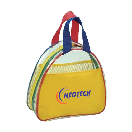 Customized Multicolor Kids Clear Tote Bags