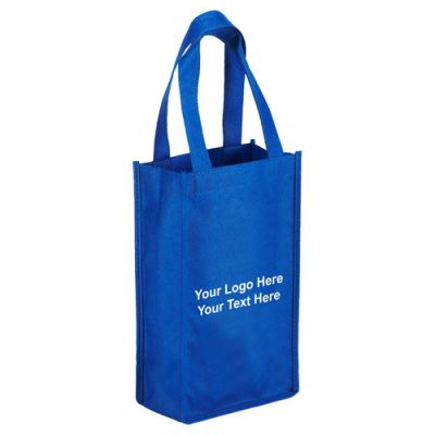 Personalized 2-Bottle Wine Tote Bags