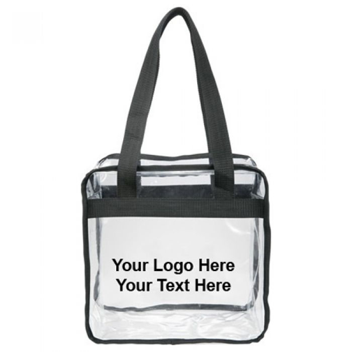 Game Day Clear Zippered Safety Tote Bags