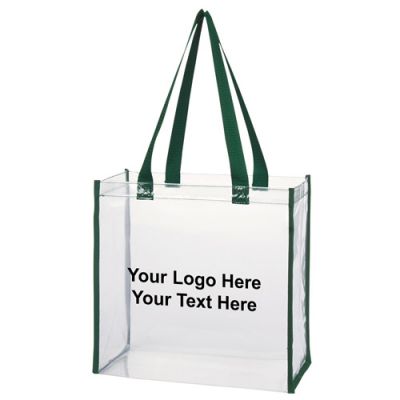 Promotional Logo Clear Tote Bags - Mesh Tote Bags