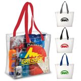 Promotional Logo Clear Tote Bags - Mesh Tote Bags