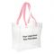 Promotional Logo Rally Clear Tote Bags - Mesh Tote Bags