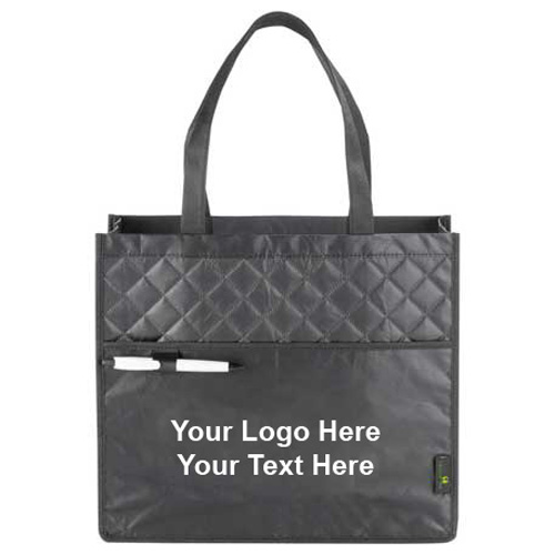  Laminated Non-Woven Quilted Carry-All Tote Bags