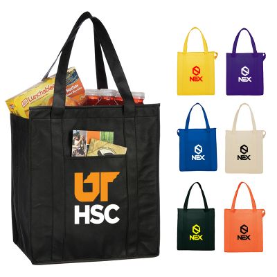 Non-Woven Insulated Hercules Grocery Tote Bags