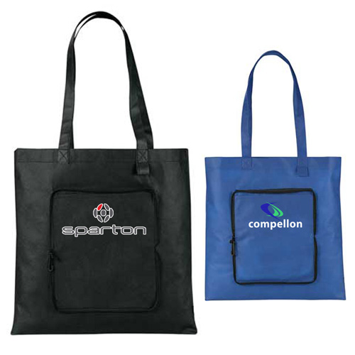 Custom PolyPro Non-Woven Foldable Tote Bags