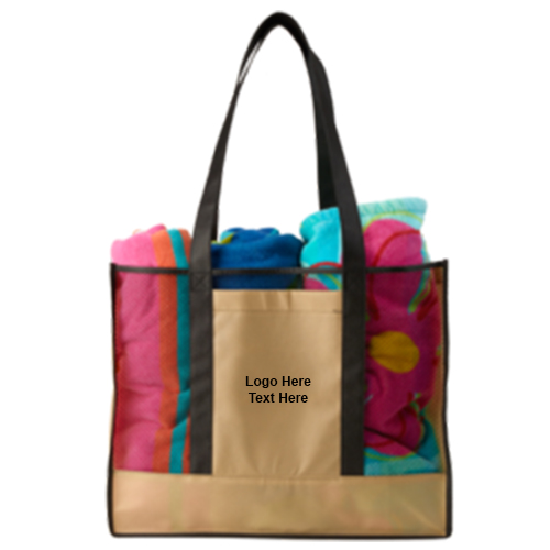 Custom Imprinted Havasu Non Woven Beach Tote Bags