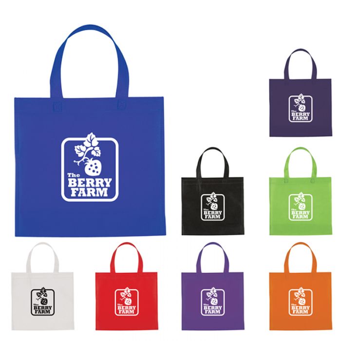 Promotional Non-Woven Mini Brochure Tote Bags - Non-Woven Tote Bags