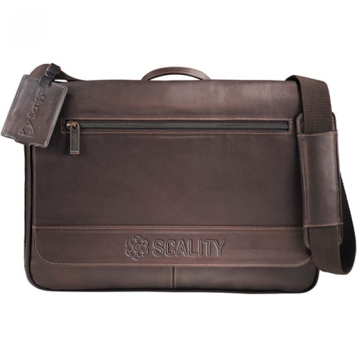  Kenneth Cole® Colombian Leather Computer Messenger