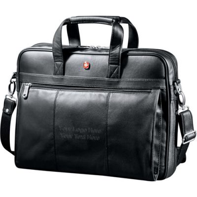personalized wenger executive leather business brief