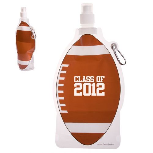 Hydropouch™ Football Collapsible Water Bottles