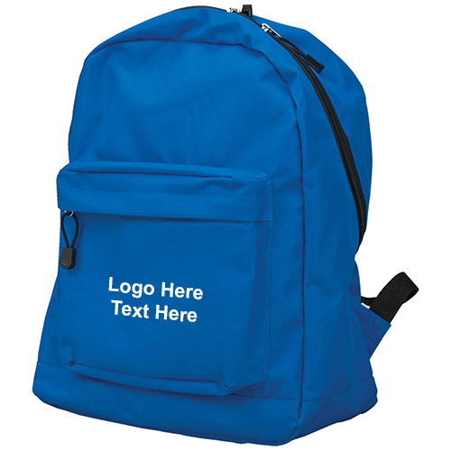 Promotional Polyester Zippered Target Backpacks