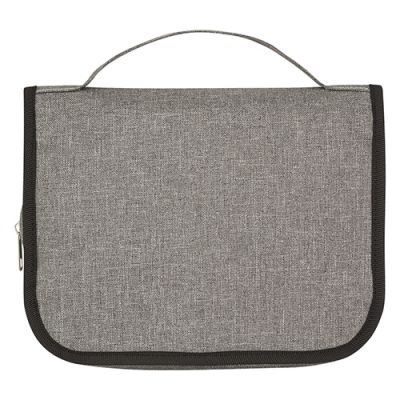 Promotional Heathered Hanging Toiletry Bags