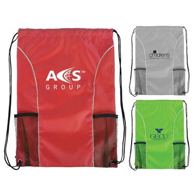 Promotional Natick Polyester Drawstring Bags