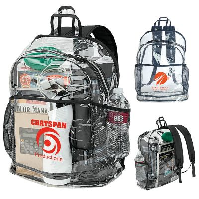 Custom Printed Havelock Clear Backpacks