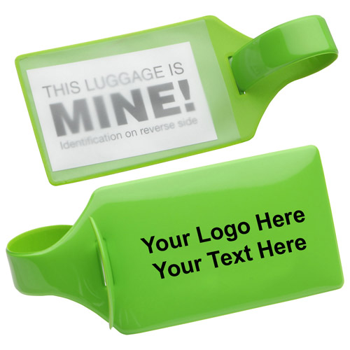 10x2.5 Inch Promotional Standard Bag Tag with ID Card