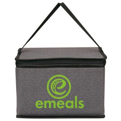 Custom Heathered Non-Woven Cooler Lunch Bags