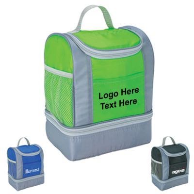 Personalized Two-Tone Insulated Lunch Bags