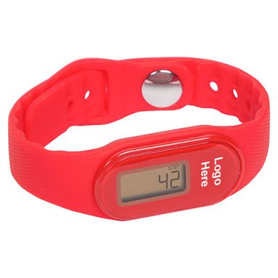 Promotional Tap N' Read Fitness Tracker Pedometer Watches