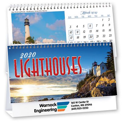 2018 Lighthouses Desk Calendars